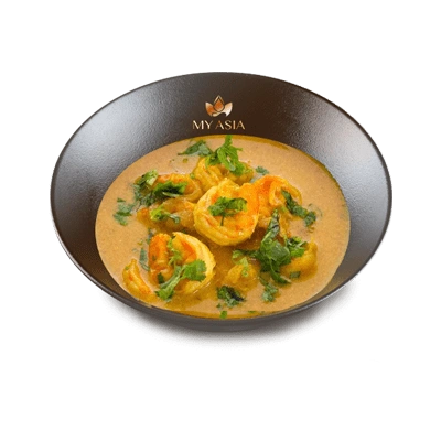 Crevette curry doux