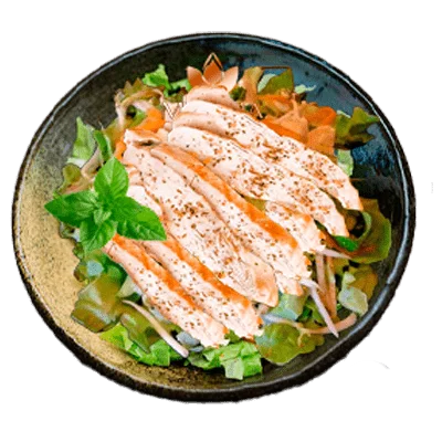 Salade chinoise au poulet émincé