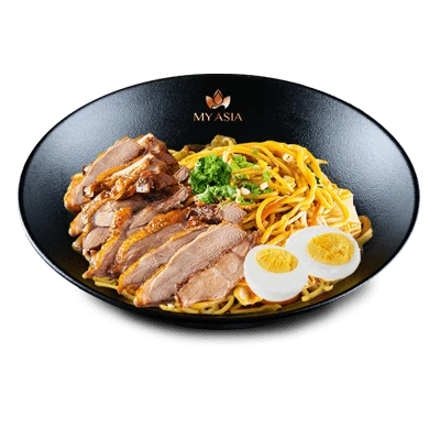 Nouilles soba canard caramel