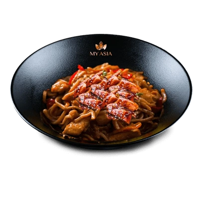 Nouilles soba poulet yakitori